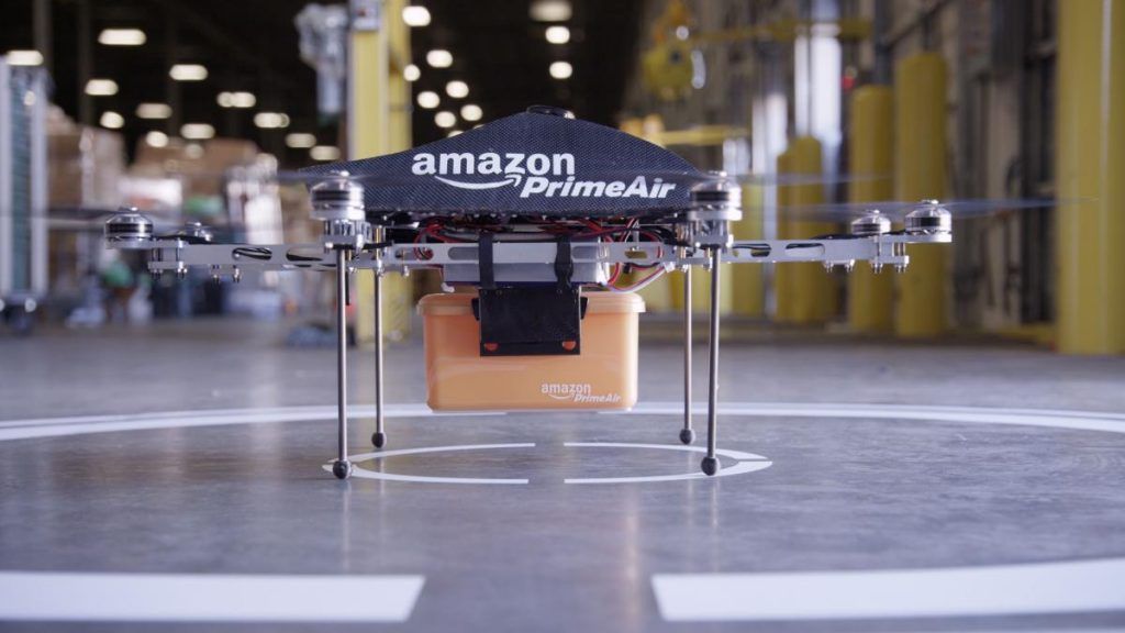 drone de reparto amazon