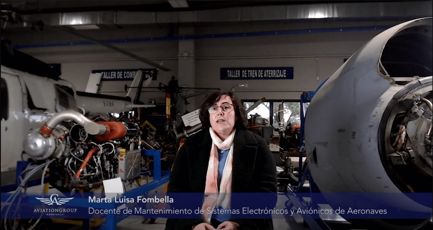 Entrevista con Marta, profesora de Mantenimiento de Sistemas Electrónicos y Aviónicos de Aeronaves