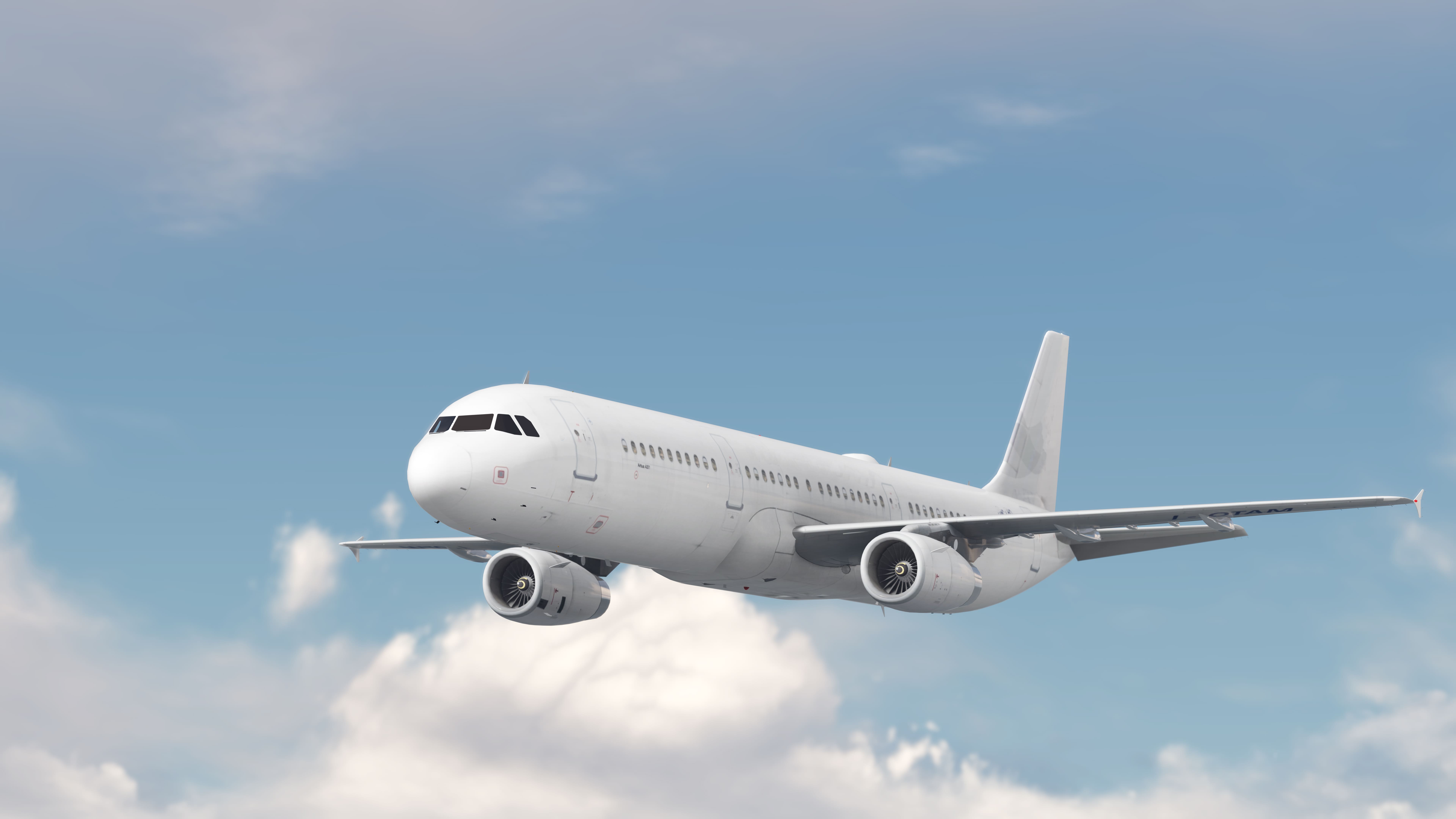 avión blanco