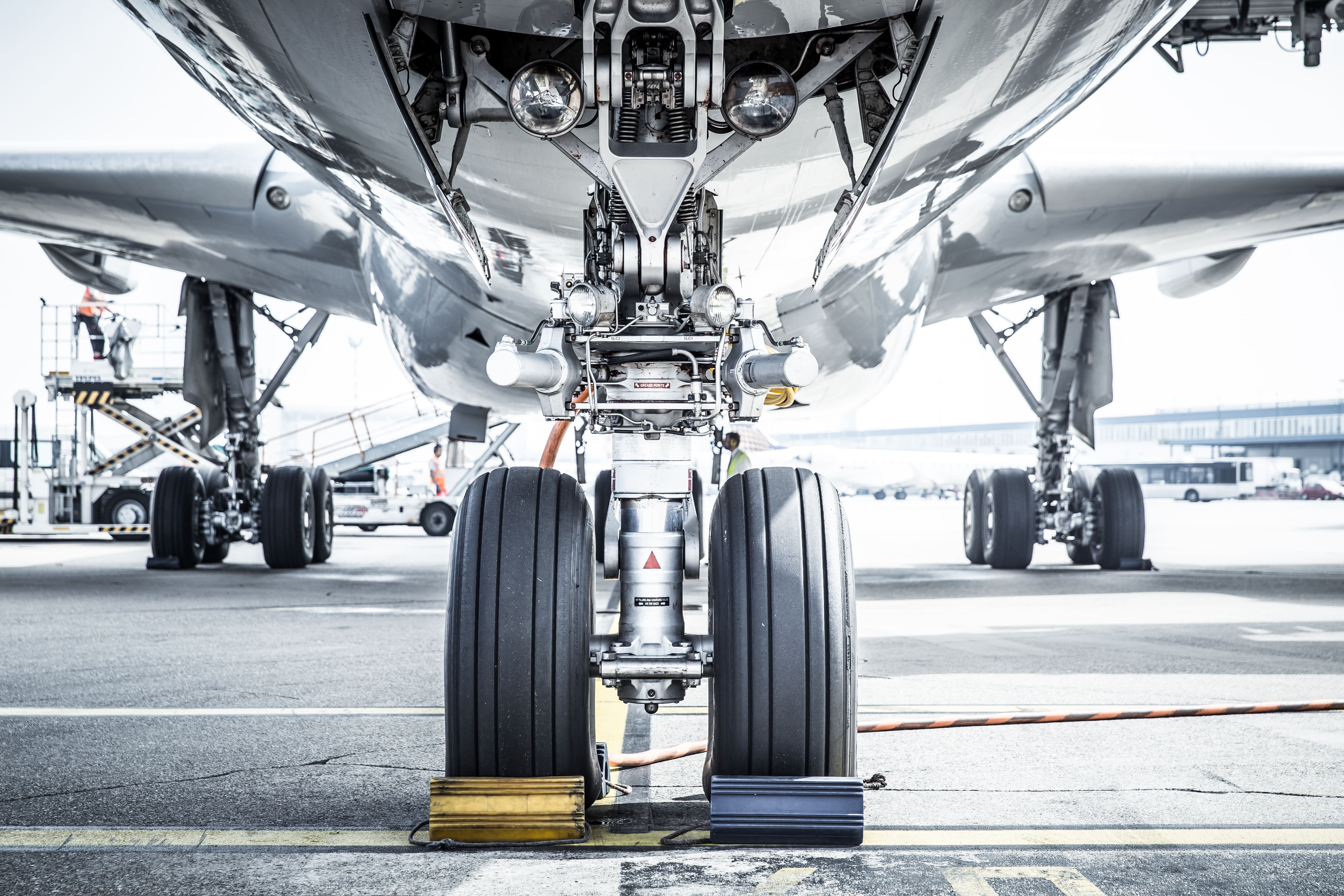 sistema hidráulico de un avión