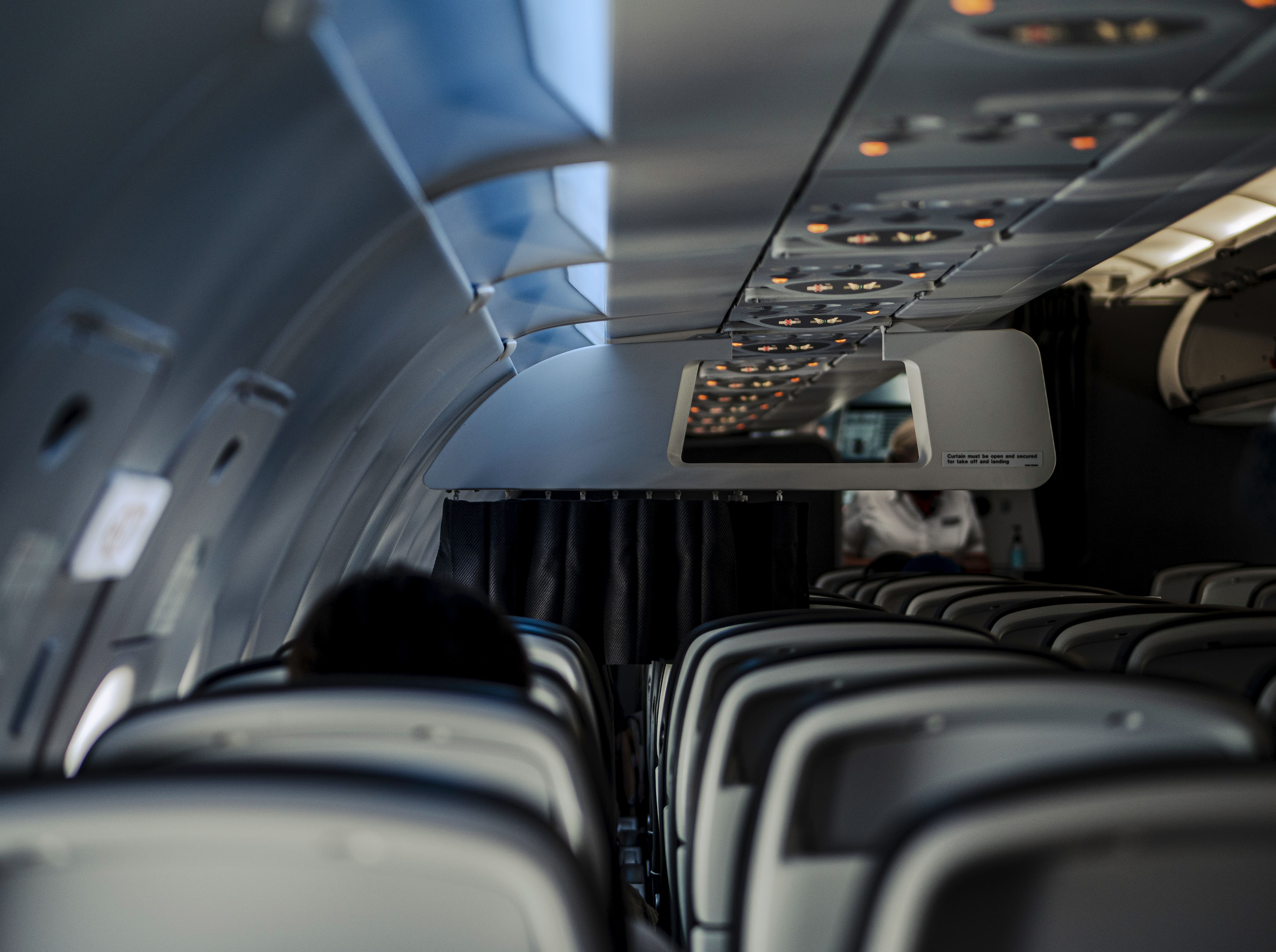 cómo se enumeran las filas de las aeronaves